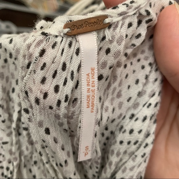 Free People Heat Wave ivory combo tunic size small - Picture 5 of 10